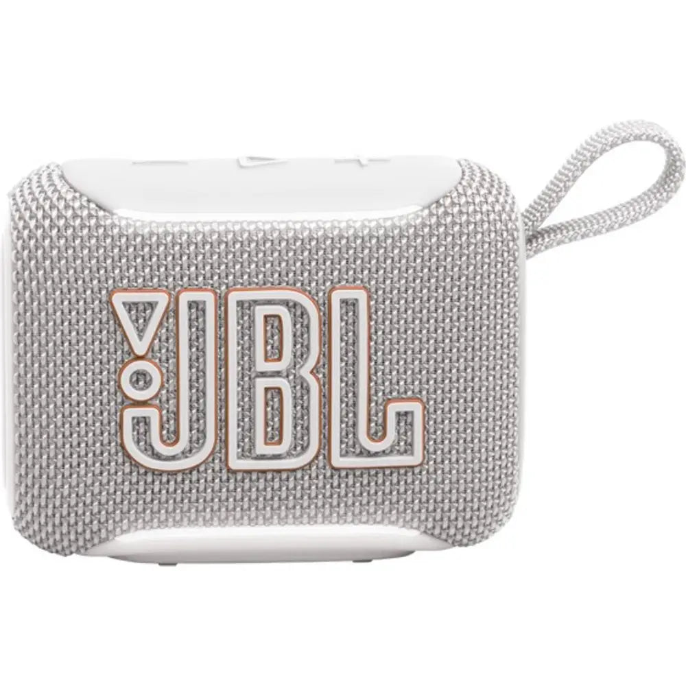 مكبر صوت محمول JBL Go 5 بتقنية Bluetooth مع إضاءة محيطية Edge (أبيض)