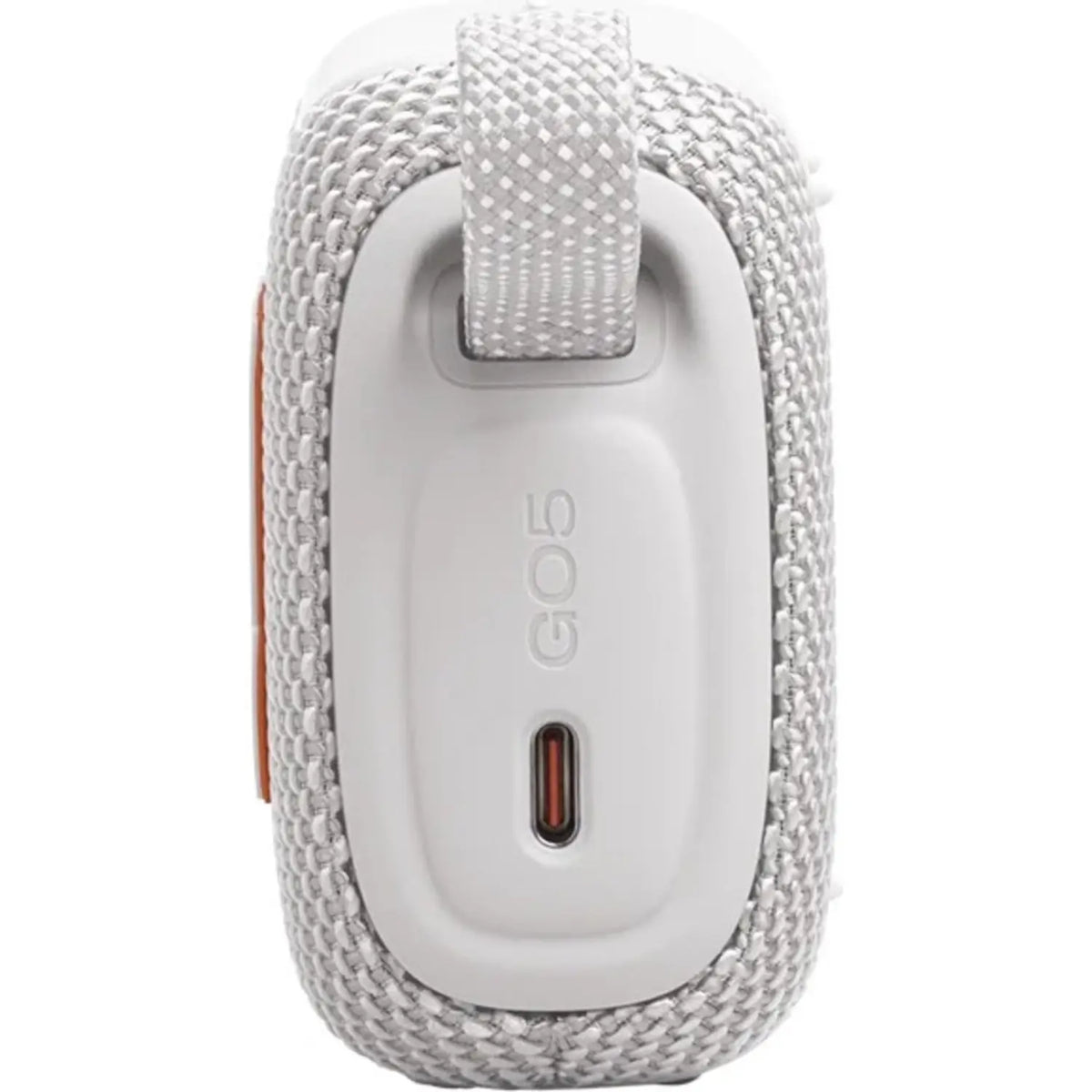 مكبر صوت محمول JBL Go 5 بتقنية Bluetooth مع إضاءة محيطية Edge (أبيض)