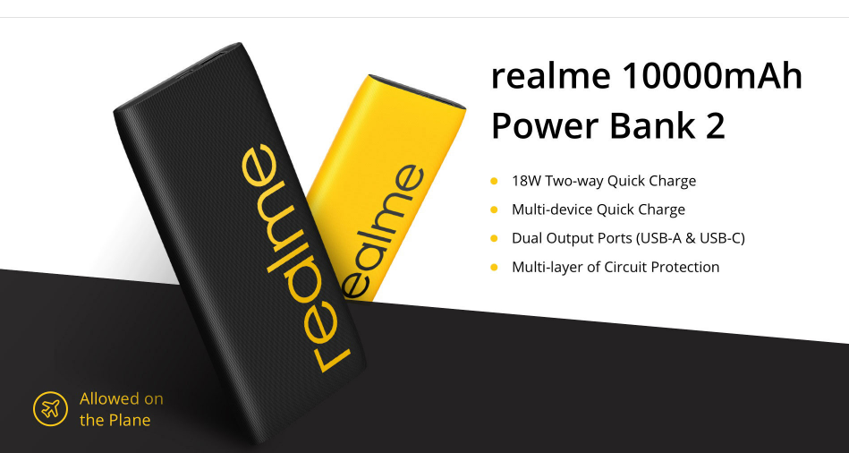 REALME  POWER BANK 10000mAh