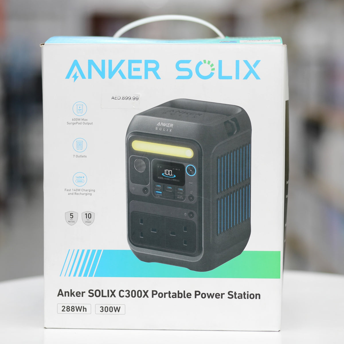 انكر SOLIX C300X محطة طاقة محمولة 288 واط ساعة 300 واط-2