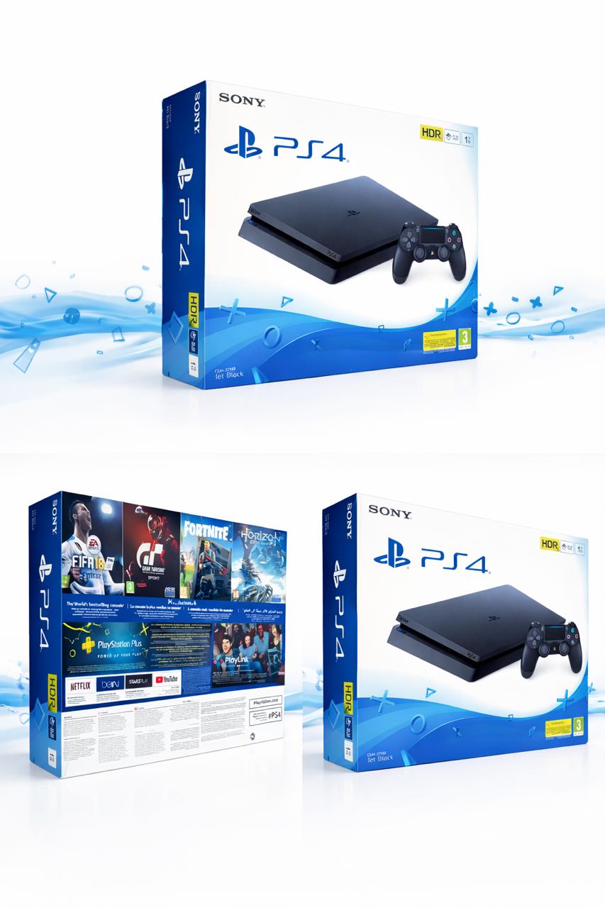 بلايستيشن 4 سعة 1TB مع يد تحكم – Sony PlayStation 4 Console HDR Gaming-2