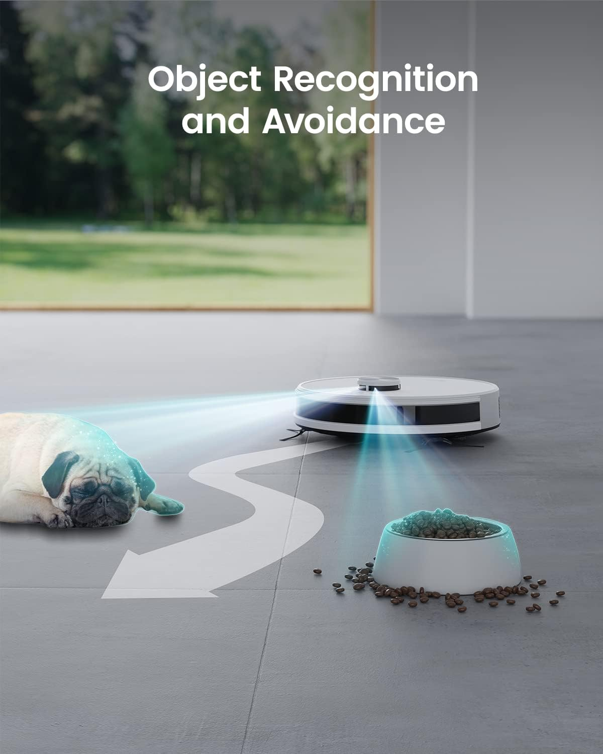 Lefant M1 Robot Vacuum Cleaner with Mop 4000Pa 2.4G Wi-Fi App/Alexa Control