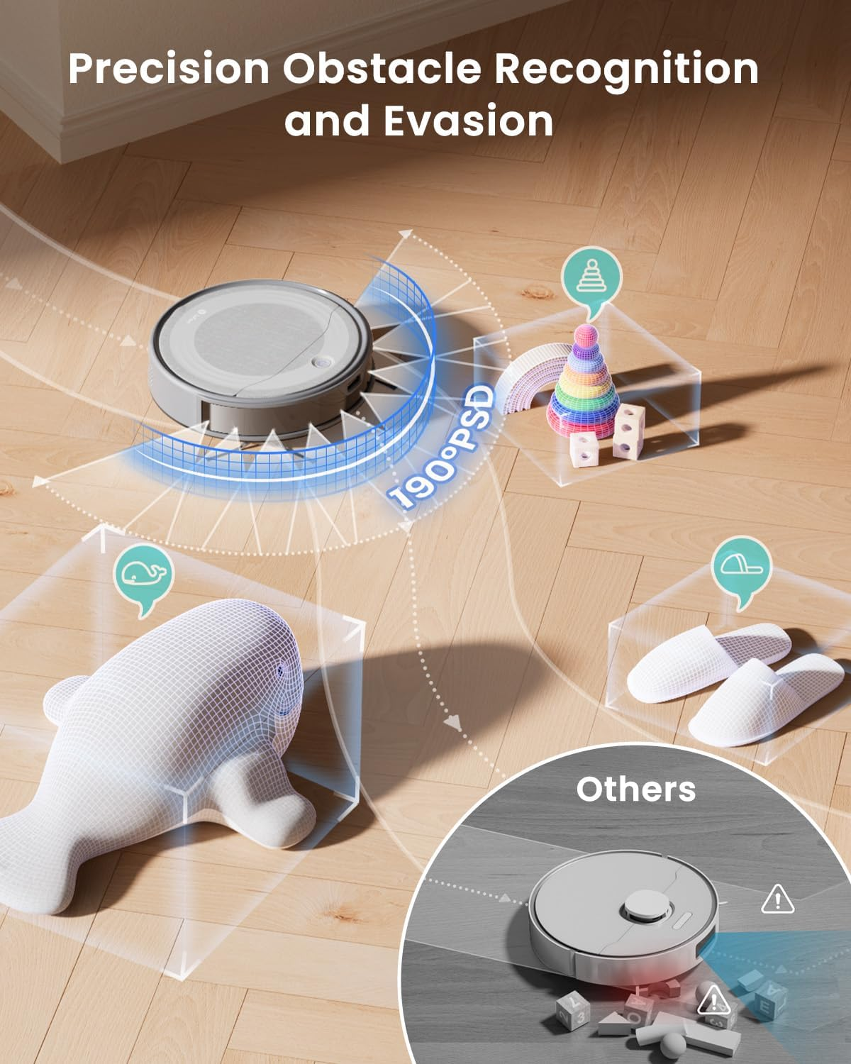 Lefant M310 Ultra Robot Vacuum and Mop 6000Pa WiFi/App/Alexa Control 170min Runtime