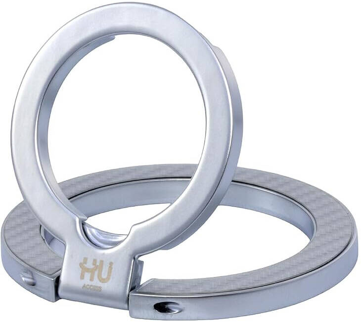 HU Snap.Hold.Go حامل هاتف مغناطيسي، حامل هاتف رفيع للغاية متوافق مع MagSafe مع قوة عالية HAC-1054 (روز جولد)-10