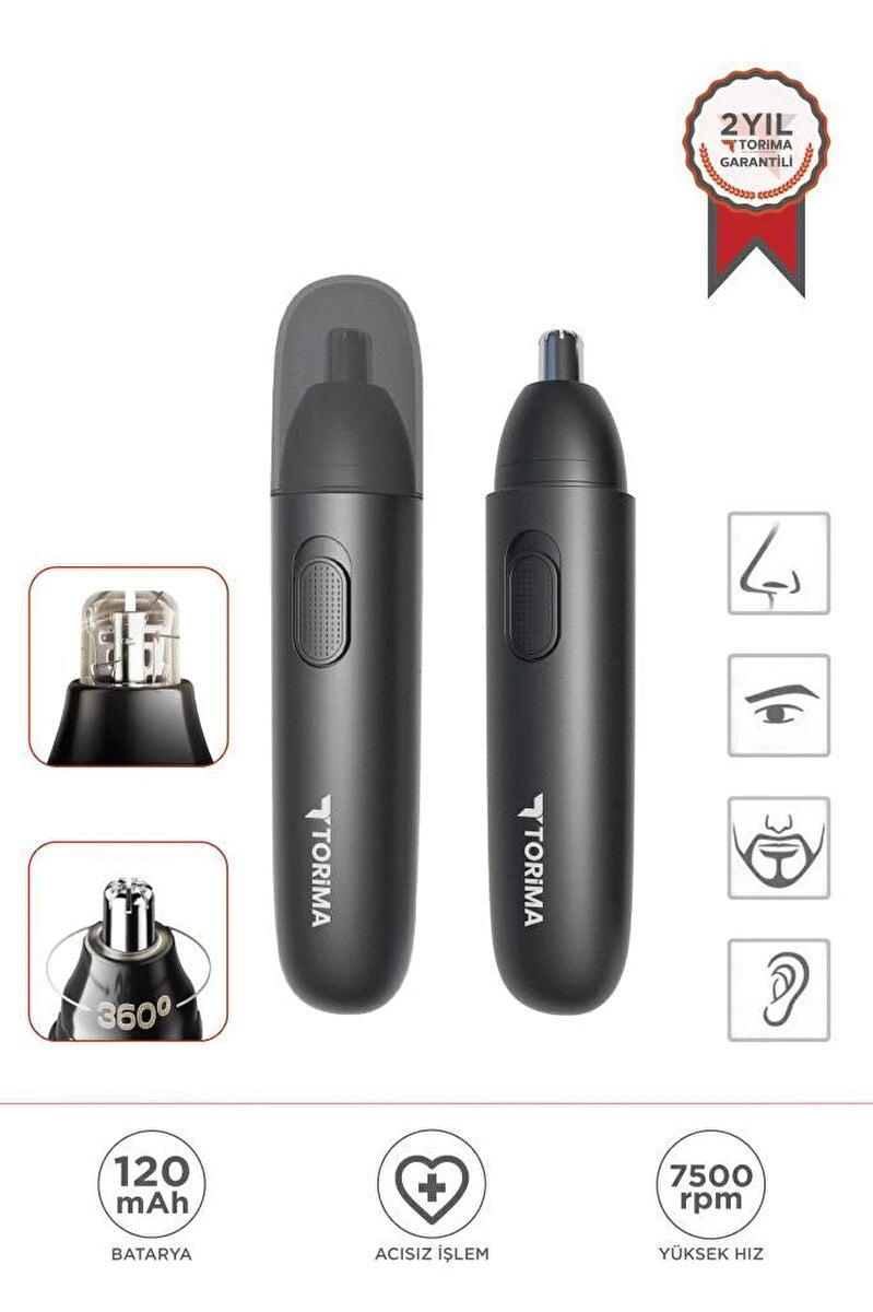 جهاز إزالة شعر الأنف TORİMA GT2220A الأسود