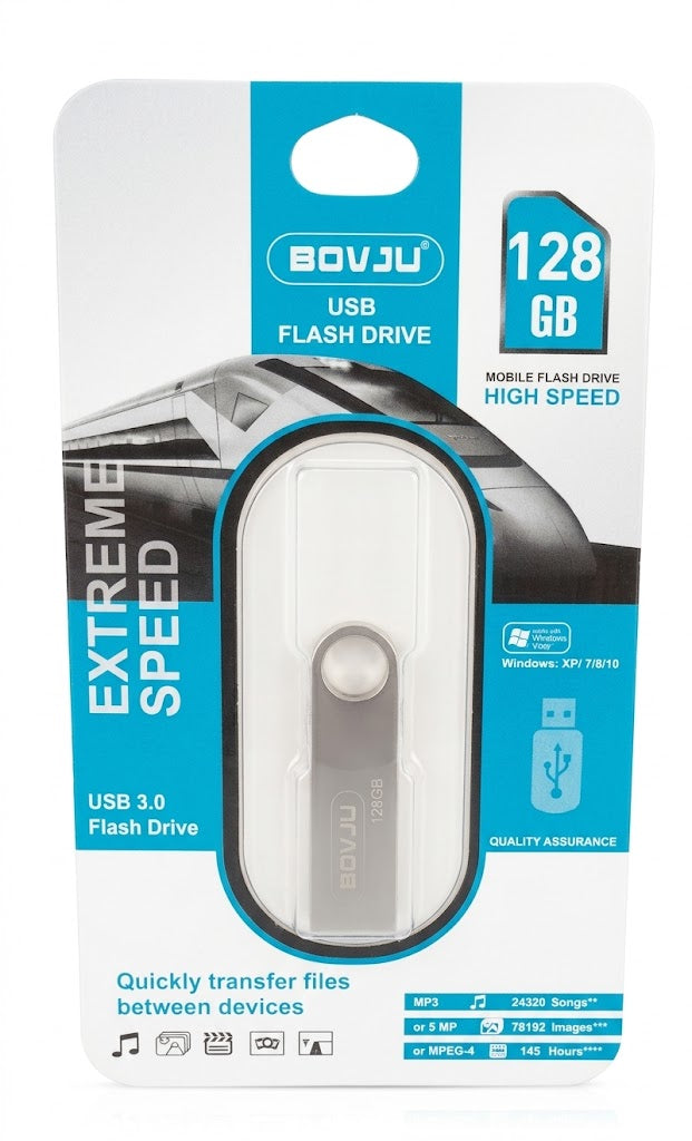 فلاش ميموري BOVJU USB بسعة 128GB