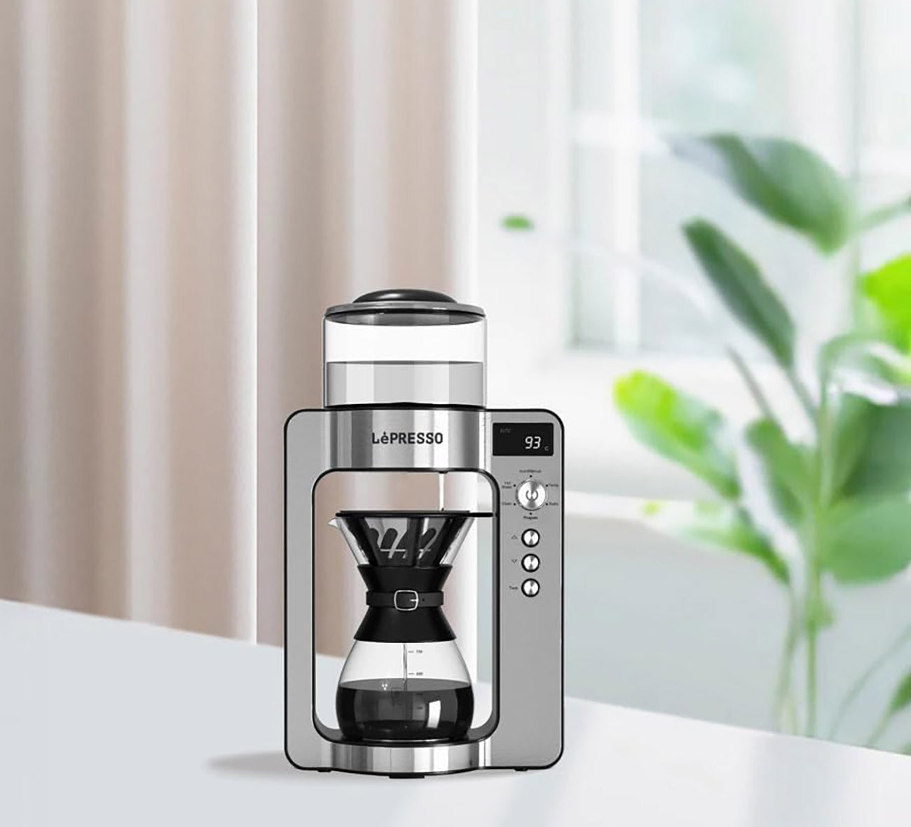 ماكينة قهوة LePresso Artisan Brew للتحضير بالتقطير التلقائي (Pour Over)