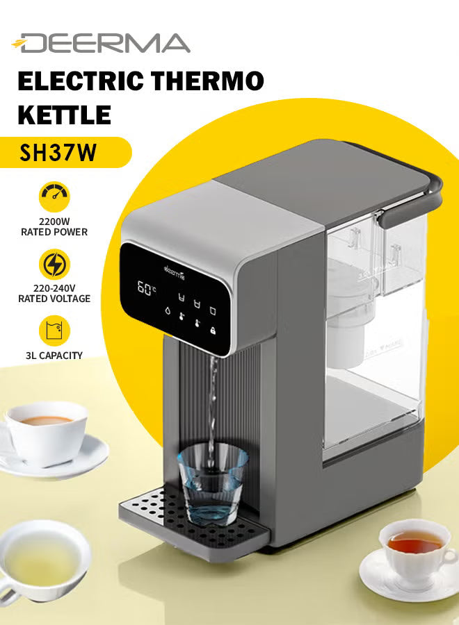 Deerma DEM-SH37W Electric Thermo Kettle 3L Instant Hot Water Dispenser-7