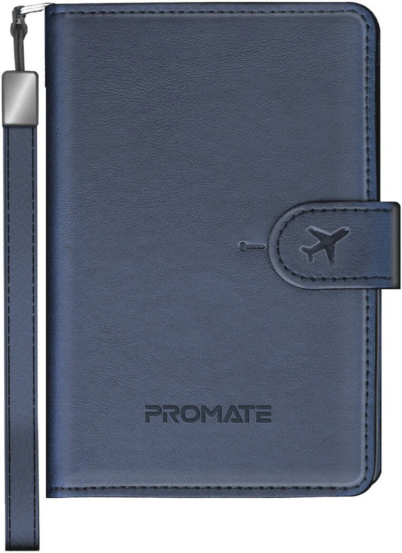 PROMATE PassMate.Burgundy PassPort and Card Holder with Tracking Feature, 170mAh Battery-9