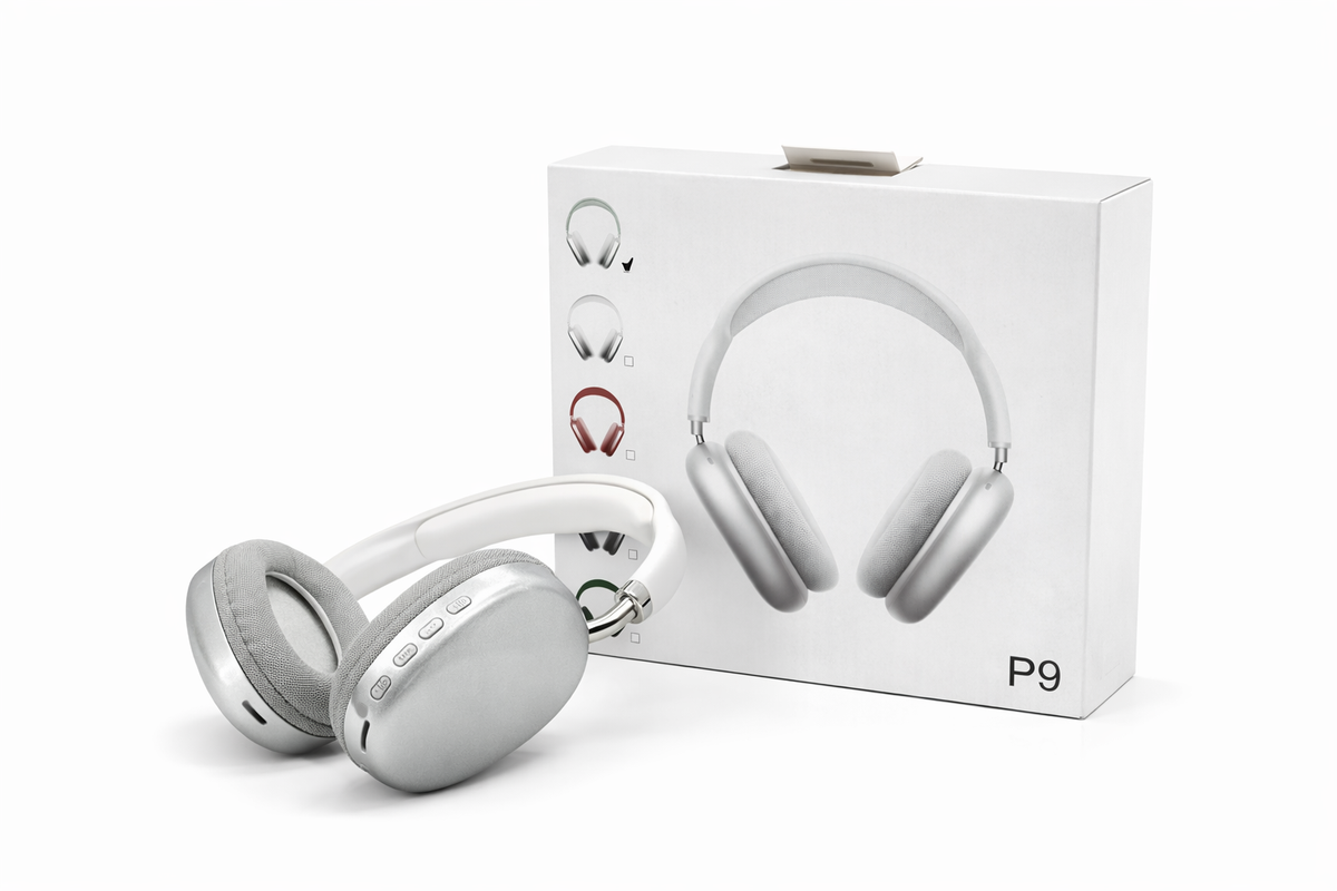 سماعات رأس لاسلكية P9 بلوتوث بصوت ستيريو وتصميم عصري Over-Ear