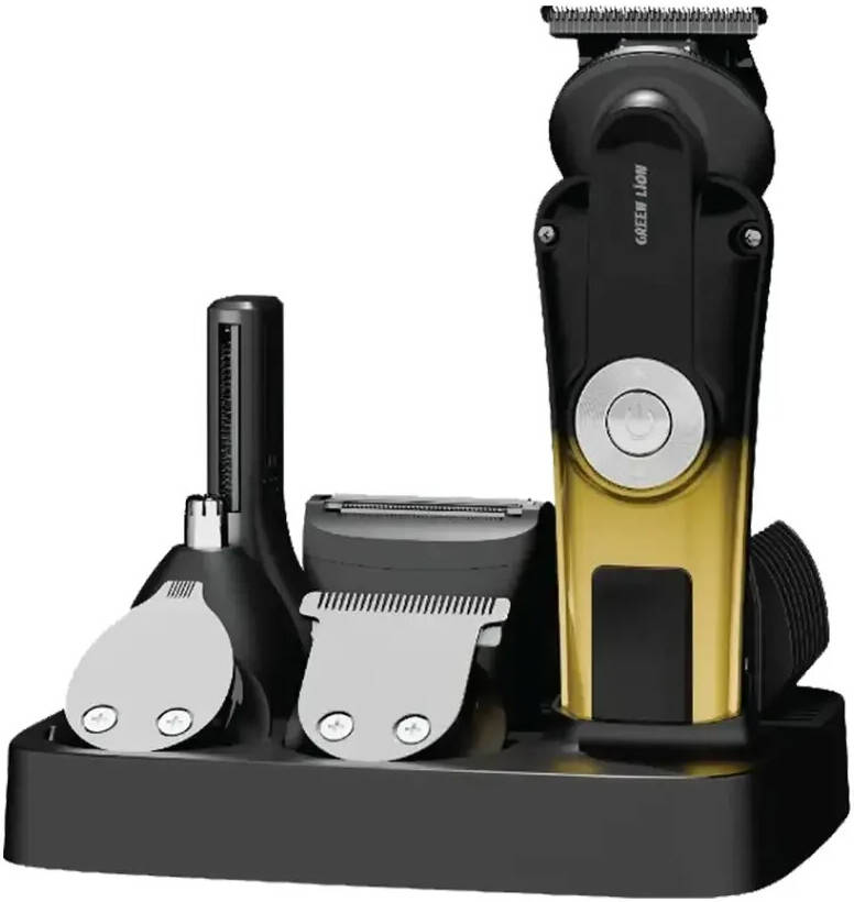 Green Lion 6 in 1 Trim Pro Grooming Kit - Black