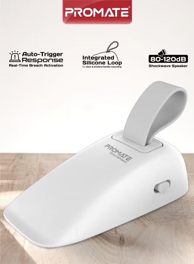 PROMATE DoorShield مانع الباب مع إنذار أمني بنظامين