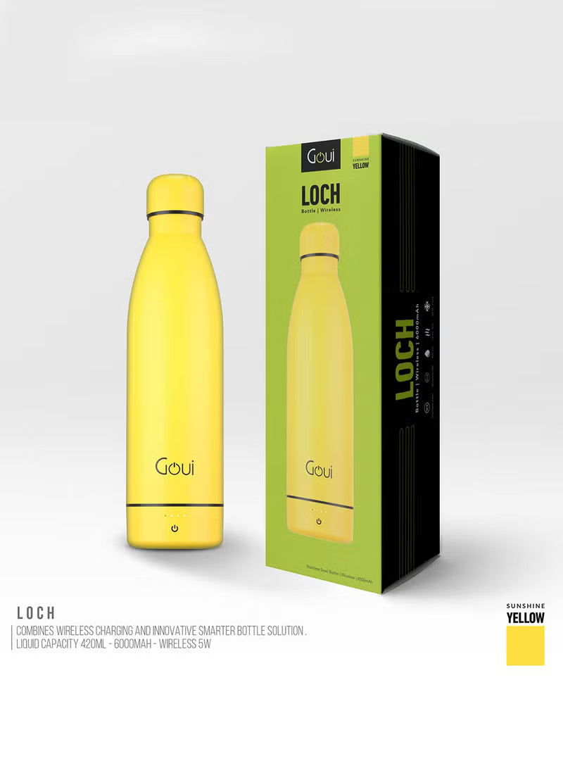 GOUI Loch Bottle Wireless Power Bank 6000mAh – Portable Bottle Design Multiple colors
