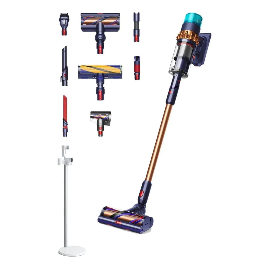 مكنسة Dyson V15S Origin اللاسلكية مع ملحقات تنظيف متعددة للأسطح – أزرق وبني