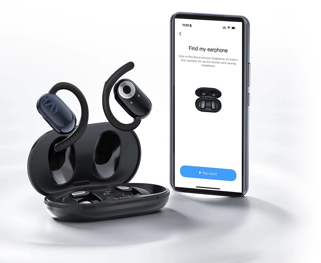 سماعات Haylou Earhook 1 اللاسلكية بتصميم Open-Ear مع خطاف أذن