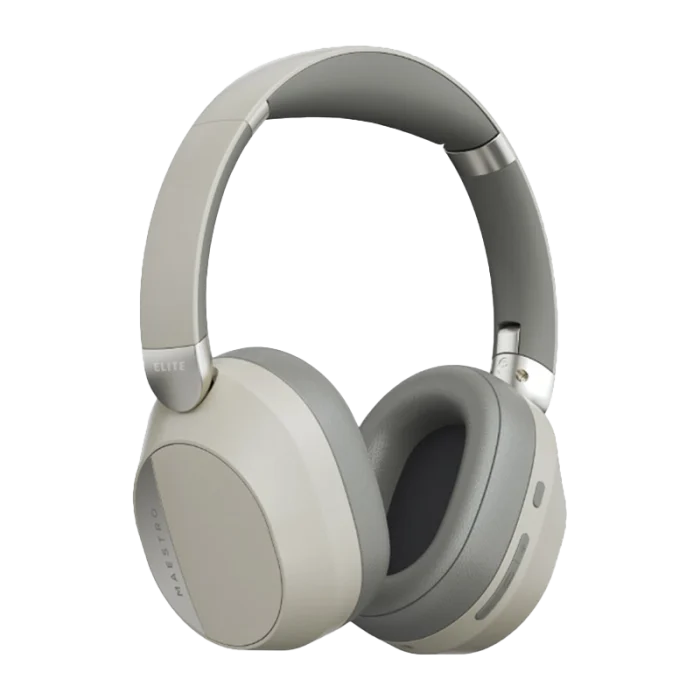 سماعات GOUI Maestro Elite Premium Edition اللاسلكية – تشغيل حتى 30 ساعة – Cream Silver / Black (M-LD18-CG)