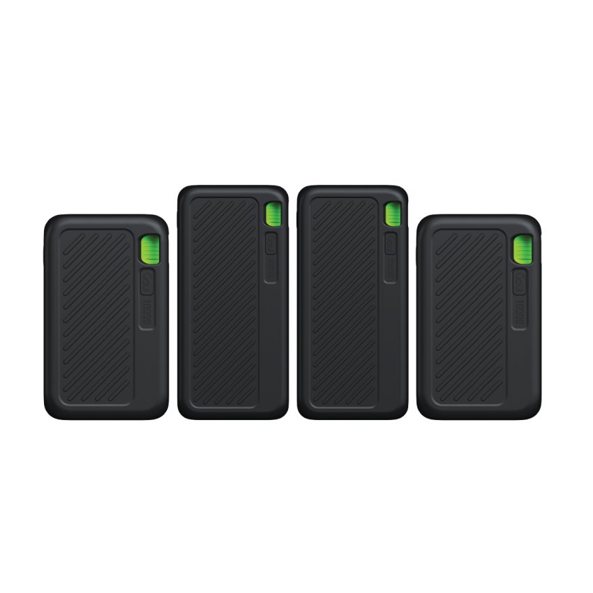 GOUI Powering Life Power Bank Bundle – 4 Portable Power Banks with Carrying Case