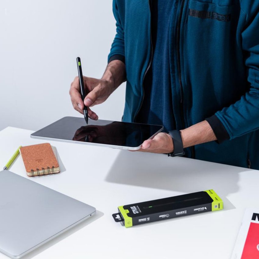 قلم GOUI Stylus Active Pen للآيباد – قلم رقمي احترافي عالي الدقة للرسم والكتابة