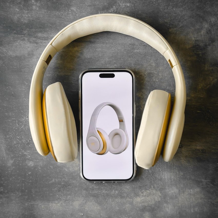 GOUI Maestro Cloud Premium Edition Wireless Headphones – Cream Gold (M-P9-CG)