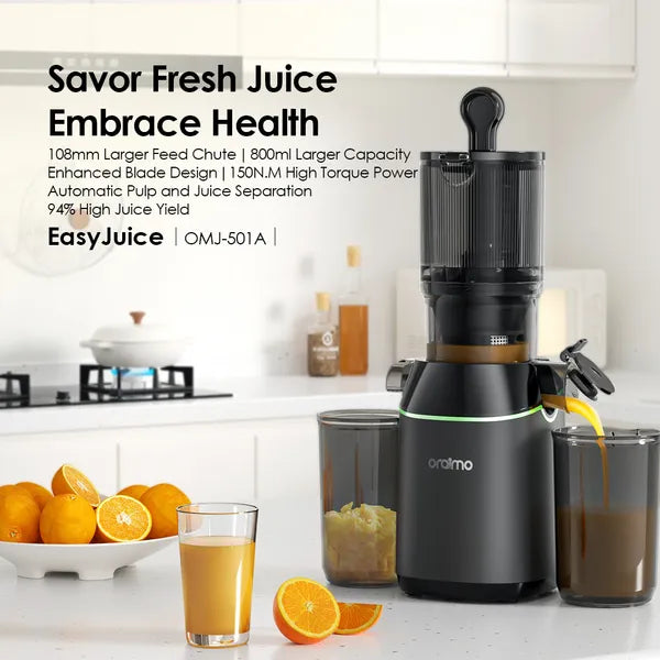 عصارة بطيئة ORAIMO - EasyJuice - رمادي جرافيت OMJ-501A