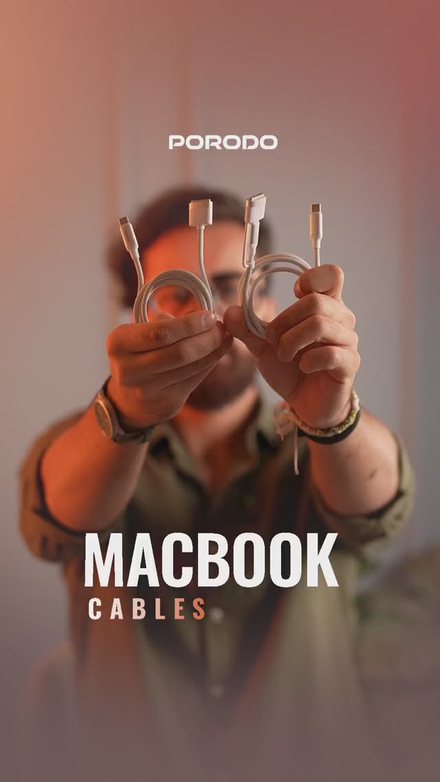 كابل بورودو USB-C إلى MagSafe 3 شحن سريع 140 واط بطول 1.2 متر لماك بوك – أبيض-3