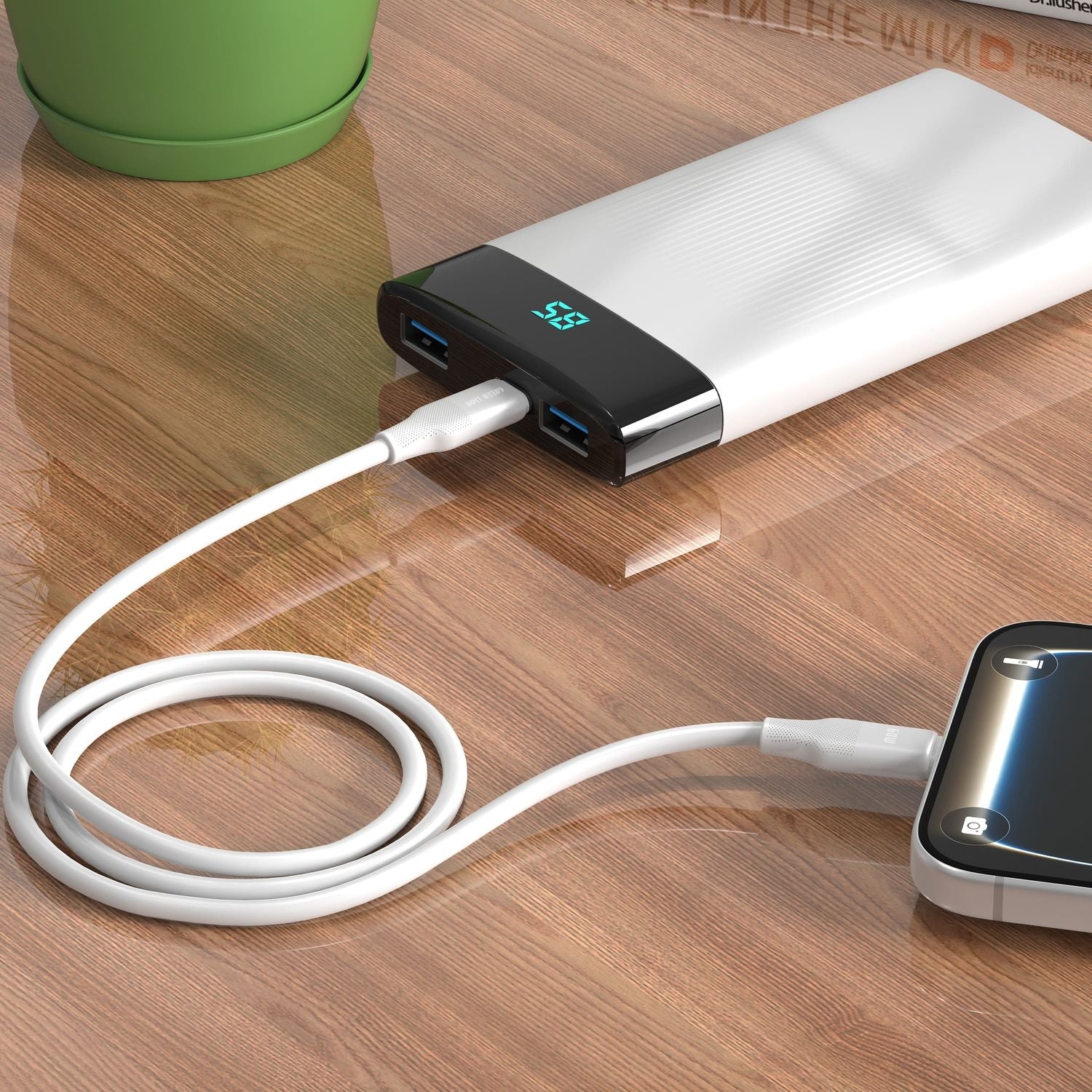 Green Lion كابل سيليكون USB-C إلى USB-C 60W بطول 1 متر