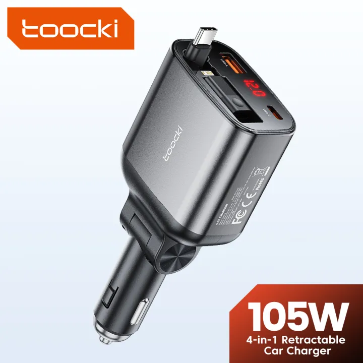 Toocki Charger CAR TQ-CC38 105W 4-in-1