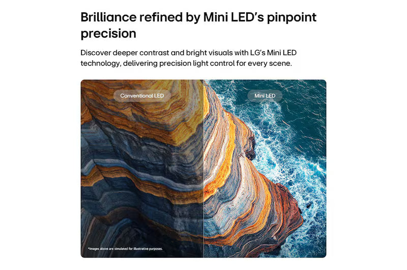 85 inch LG Qned AI Mini LED 4K Smart TV  Multi AI webOS 2026 85QNED72B6T
