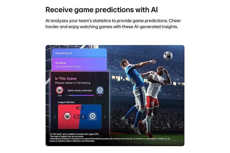 شاشة تلفزيون ذكية LG Qned AI Mini LED 4K مقاس 85 بوصة متعددة الذكاء الاصطناعي webOS 2026 موديل 85QNED72B6T-5