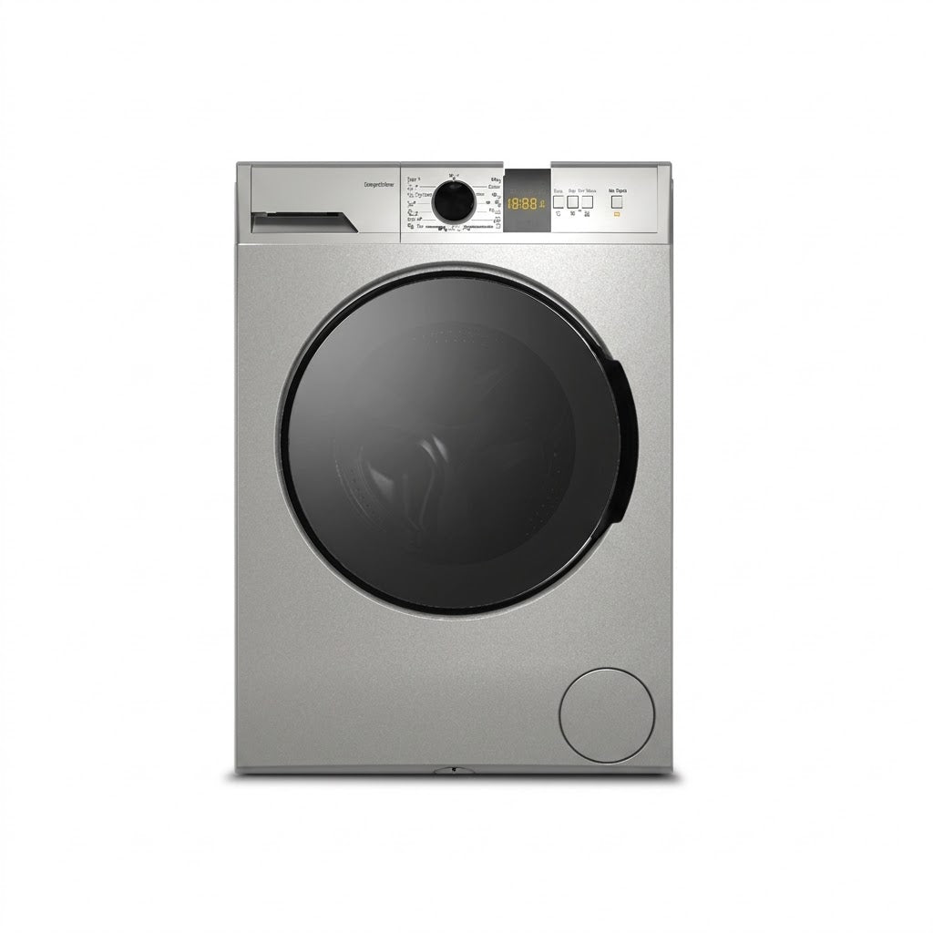 Gratus 10 KG Front Load Washing Machine, 1400 RPM 15 Wash Programs, Inverter Motor, Digital Display (Inox)  WFD1052WEVTX
