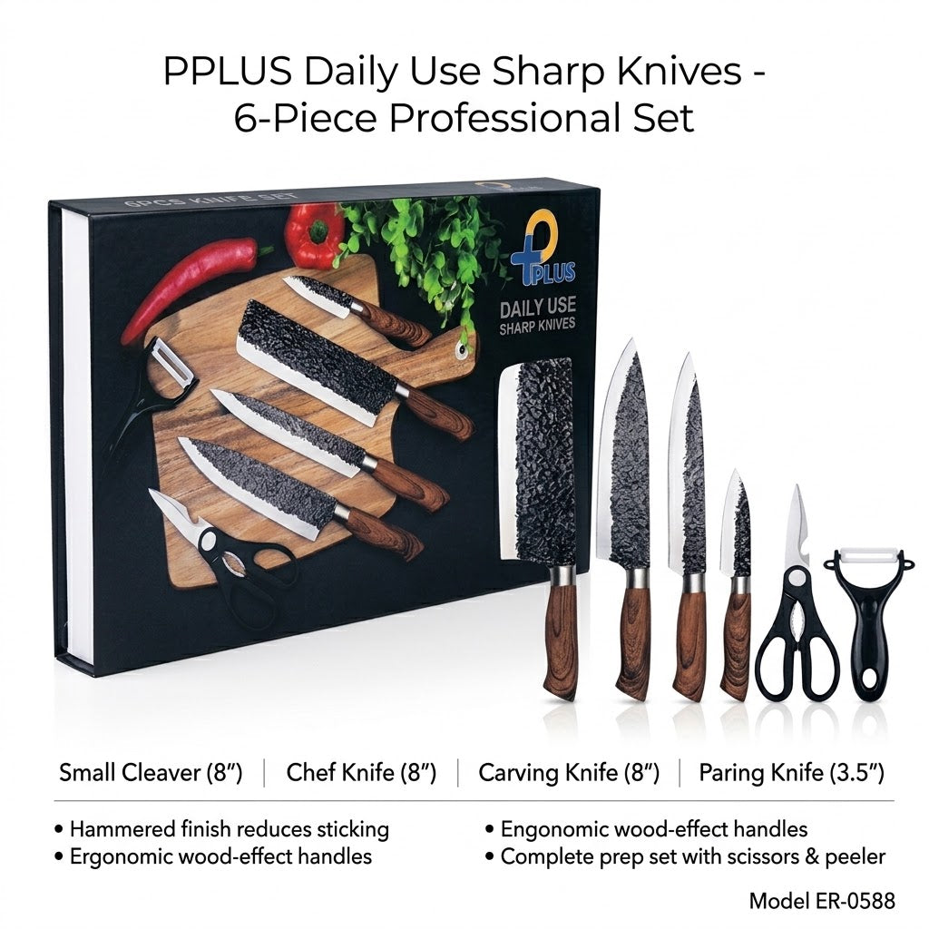PLUS DAILY USE SHARO KNIVES 6PCS XL-985