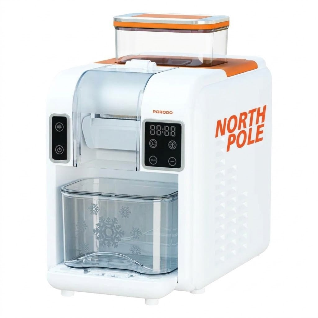 Porodo Lifestyle Ice smoothie machine- White & Orange