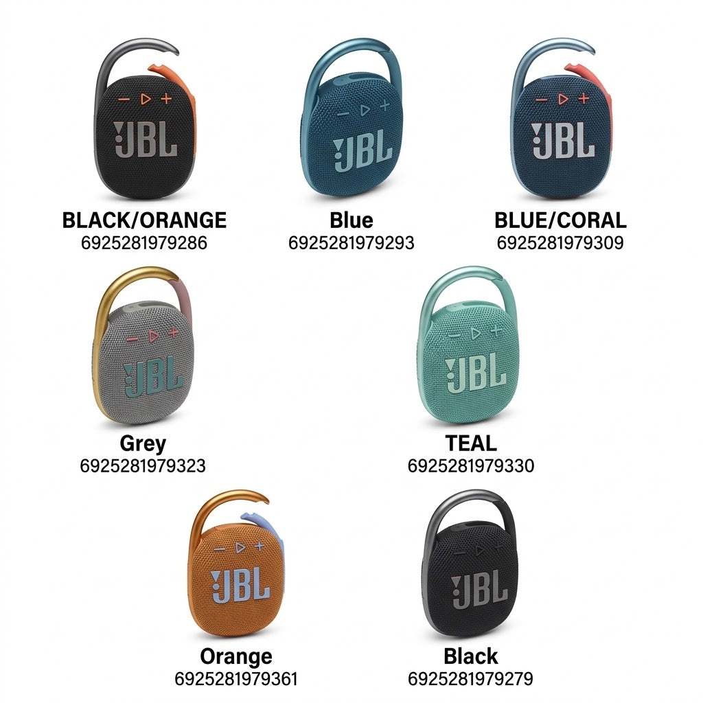 JBL Clip 4 Portable Bluetooth Speaker 10H-1