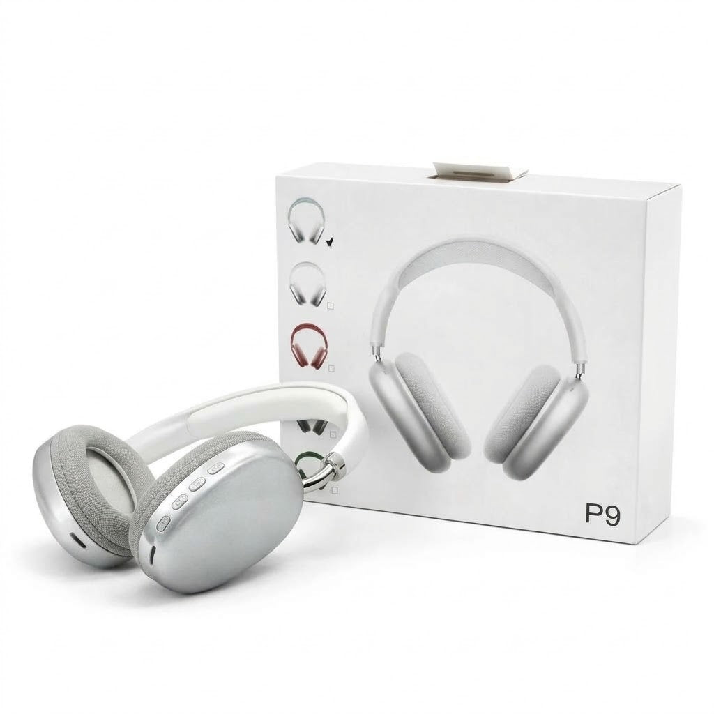 سماعات رأس لاسلكية P9 بلوتوث بصوت ستيريو وتصميم عصري Over-Ear