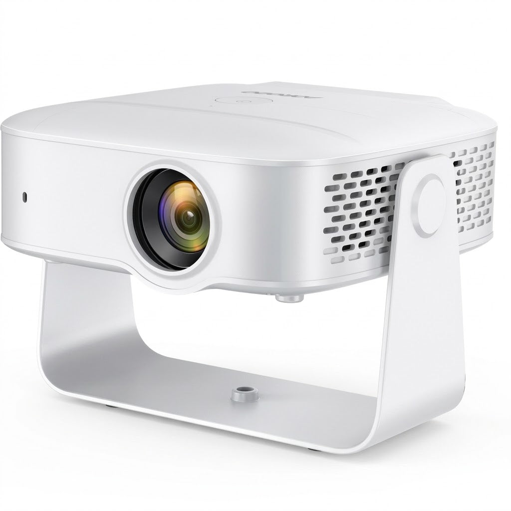 PORODO LIFESTYLE 150 LUMENS PROJECTOR WITH 1+8GB-WHITE